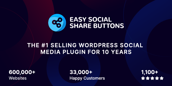 Easy Social Share Buttons v9.3 – WordPress社交分享插件