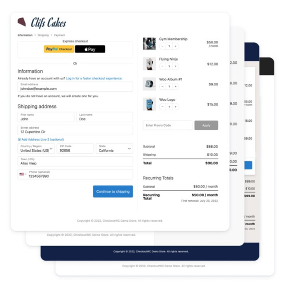 CheckoutWC – WooCommerce结账页面美化插件
